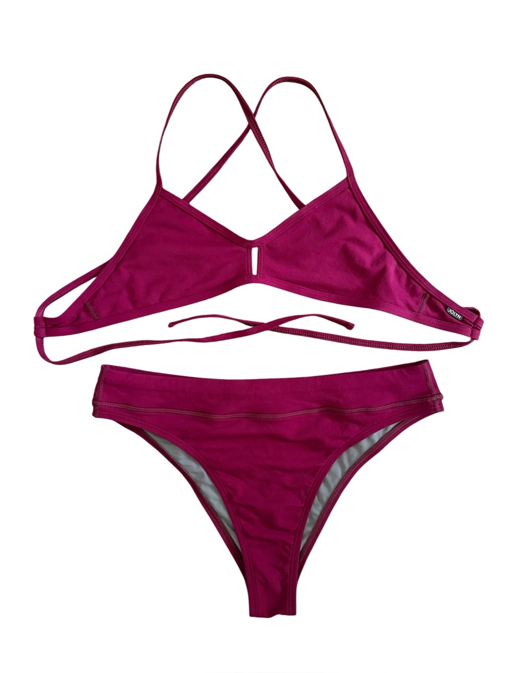 Jolyn Swimsuit Bikini Vent Top Zoe Bottom Cabernet